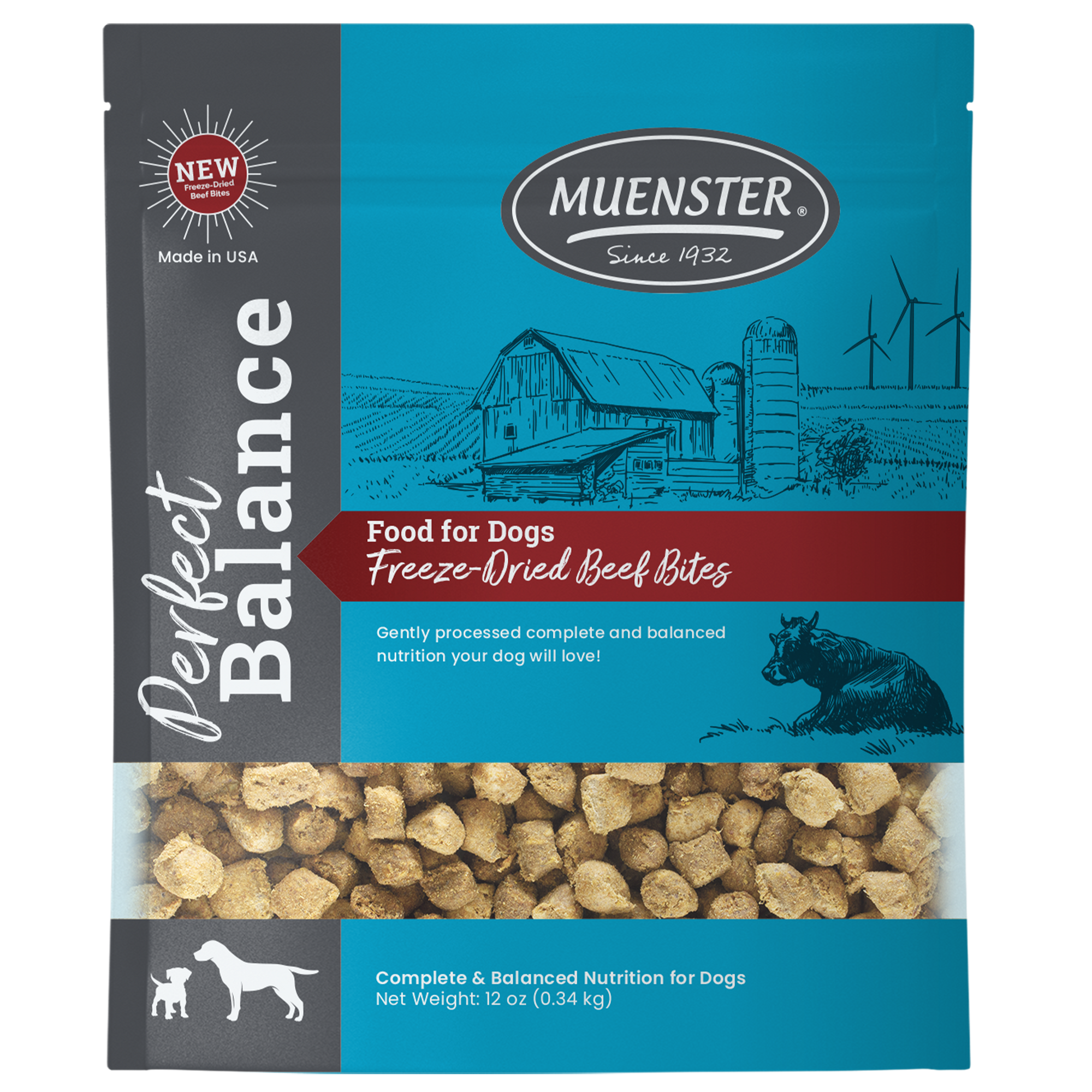 Muenster Perfect Balance Freeze Dried Beef bites