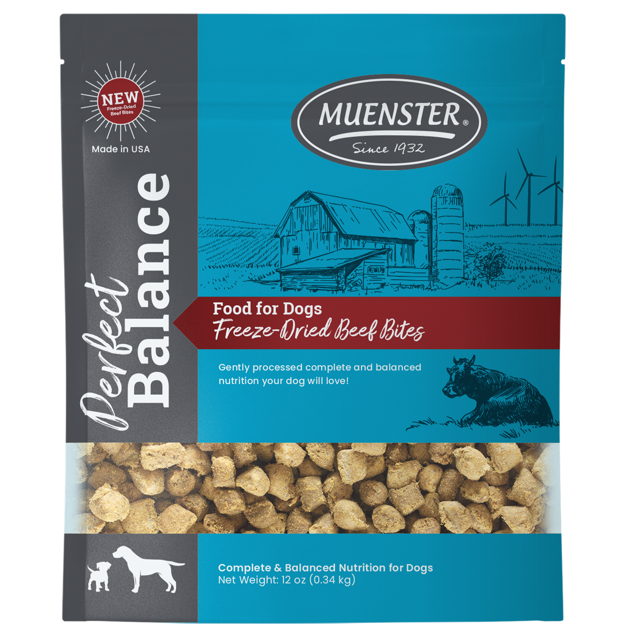 Muenster Perfect Balance Freeze Dried Beef bites