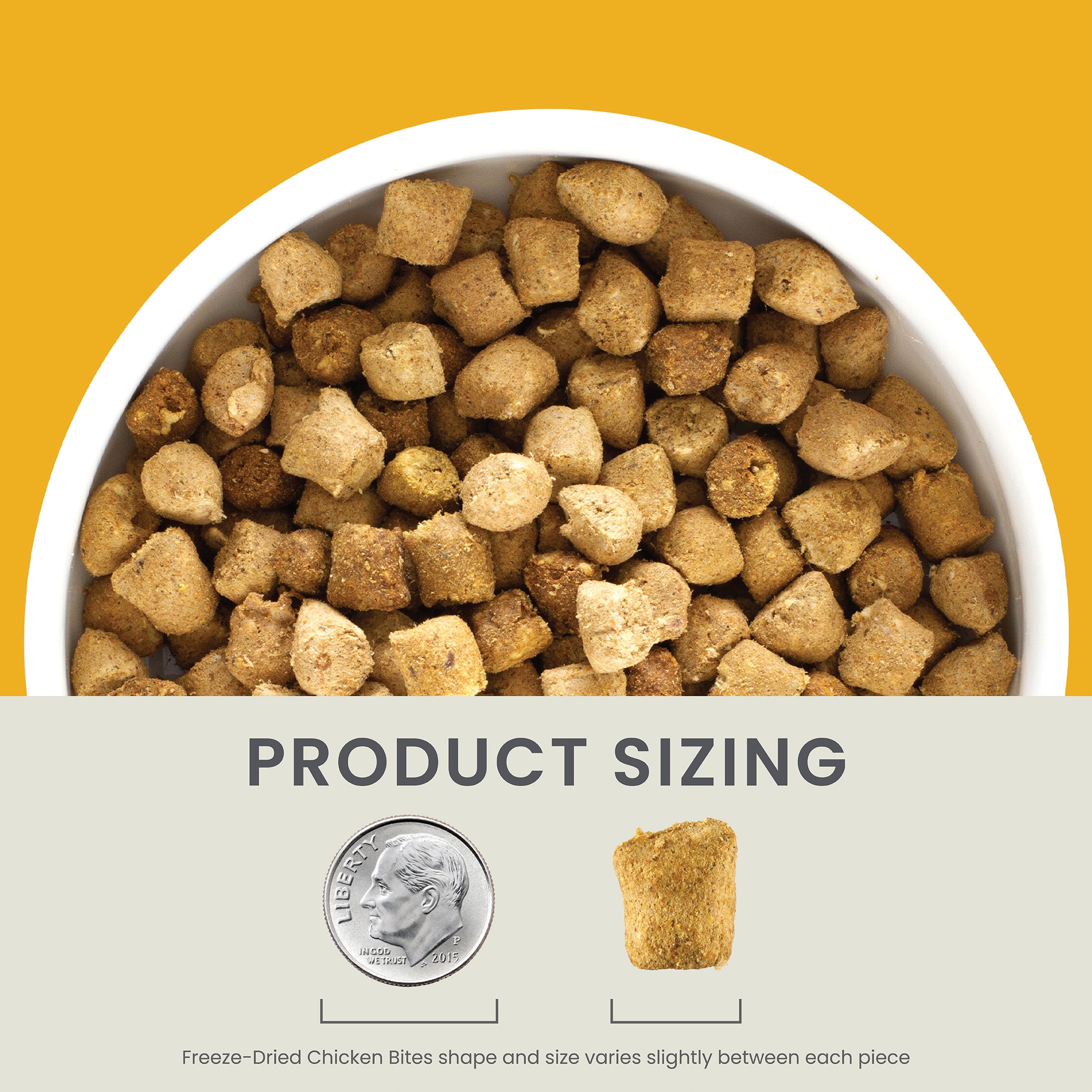 Perfect Balance Freeze-Dried Chicken Bites Complete & Balanced Dog Food, Treat and Topper