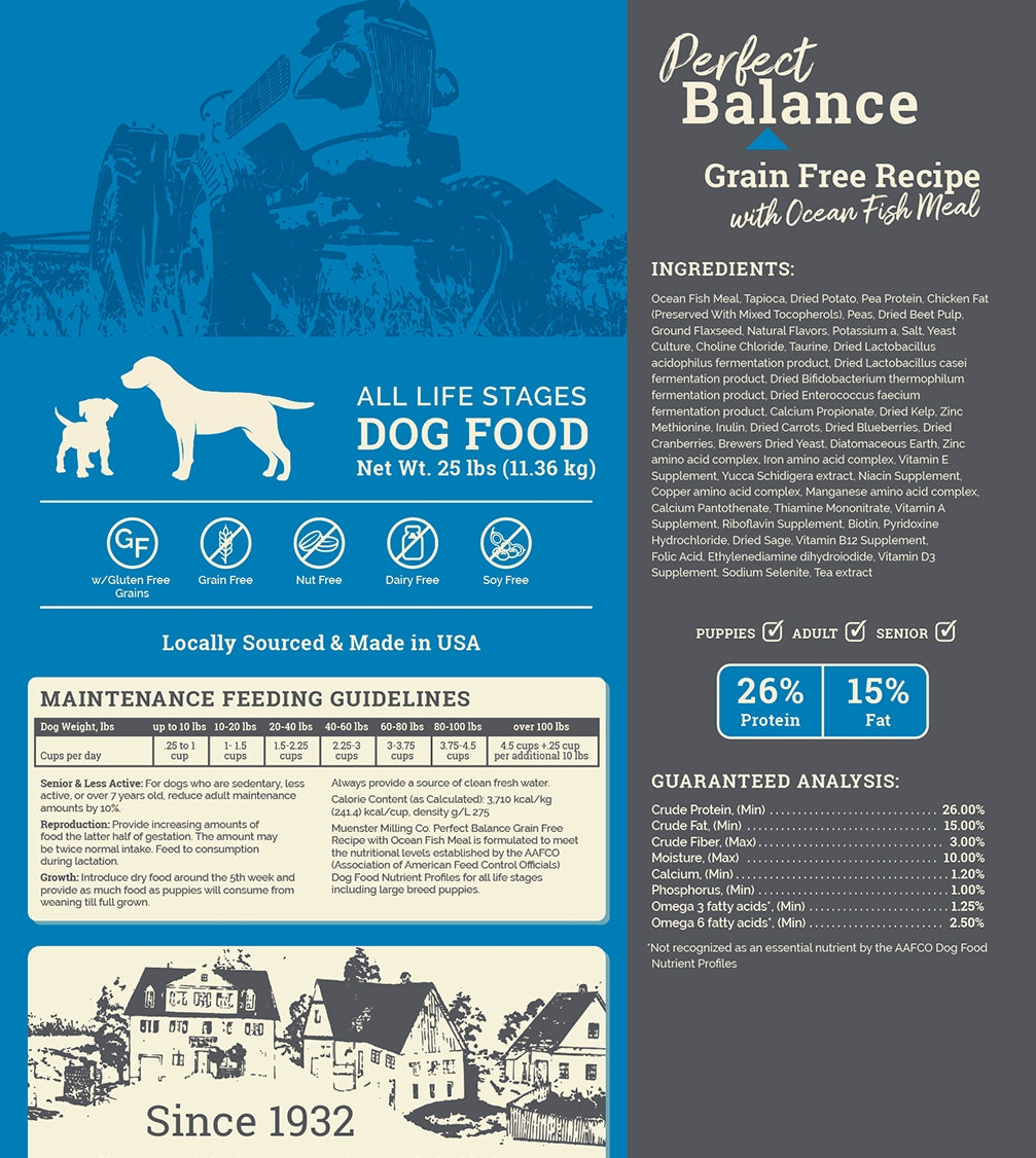 Perfect Balance Grain Free Recipe with Oceanfish Meal Dog Food