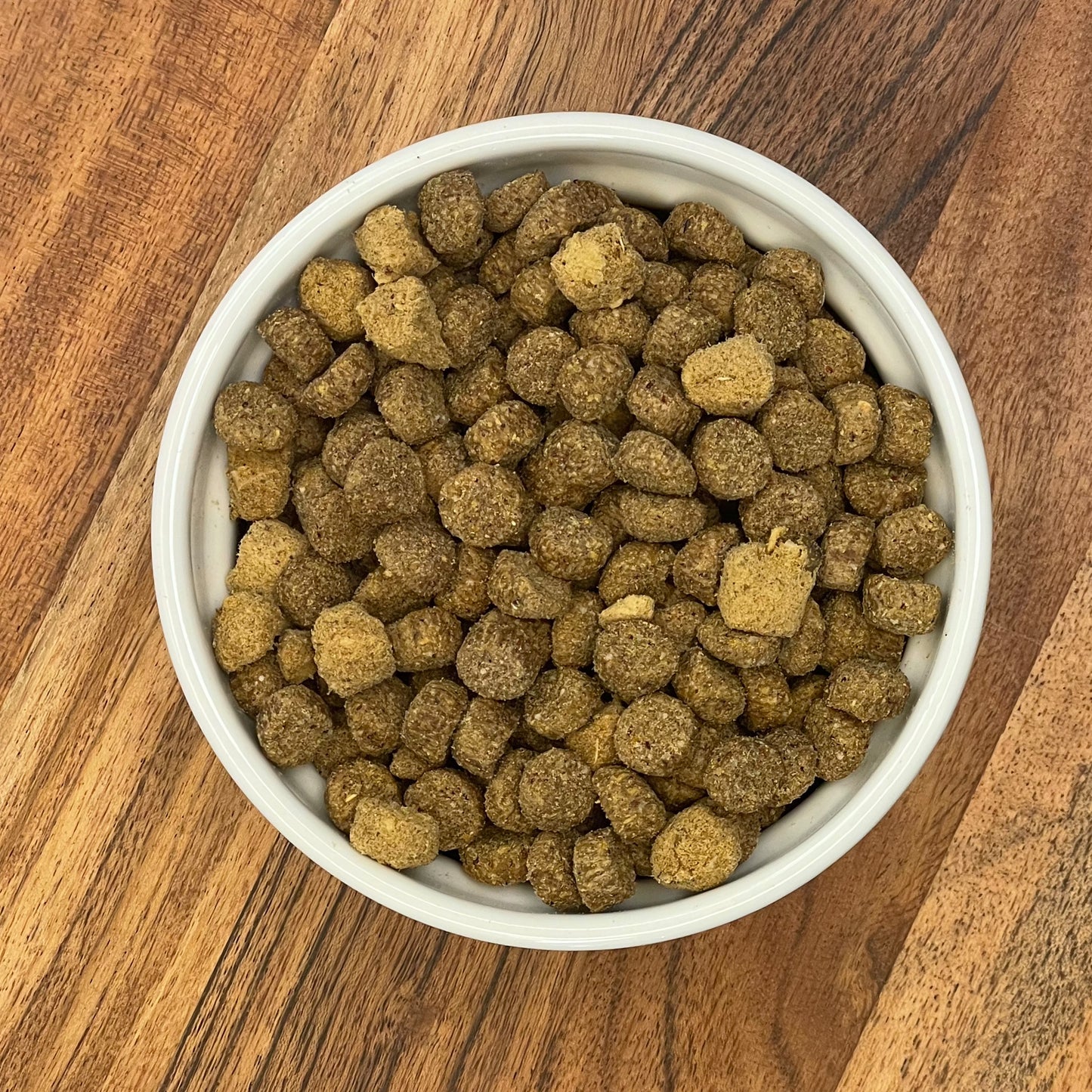 Perfect Balance Chicken Dry Dog Food with Freeze-Dried Chicken in a bowl