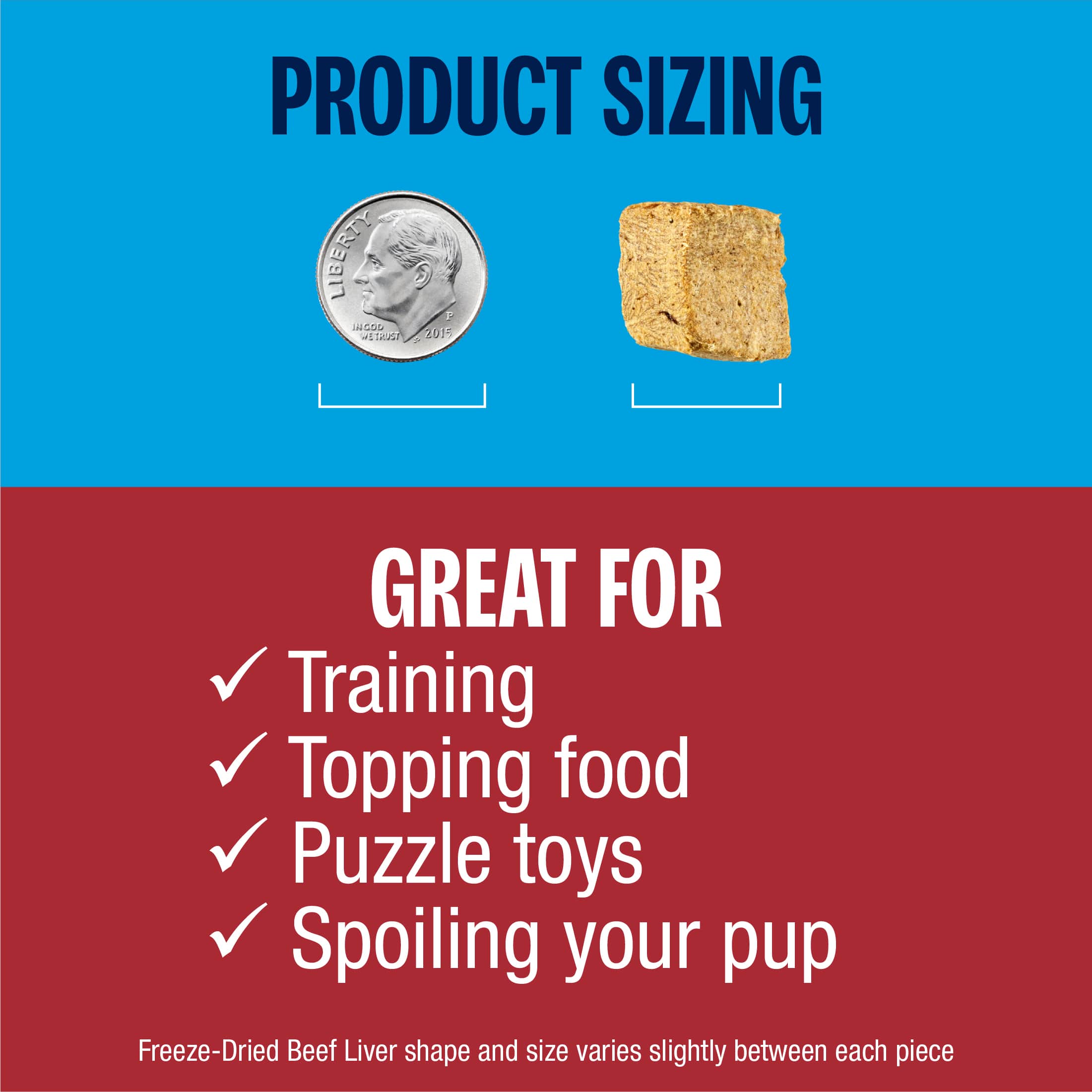 Freeze-Dried All-Beef Liver Treats