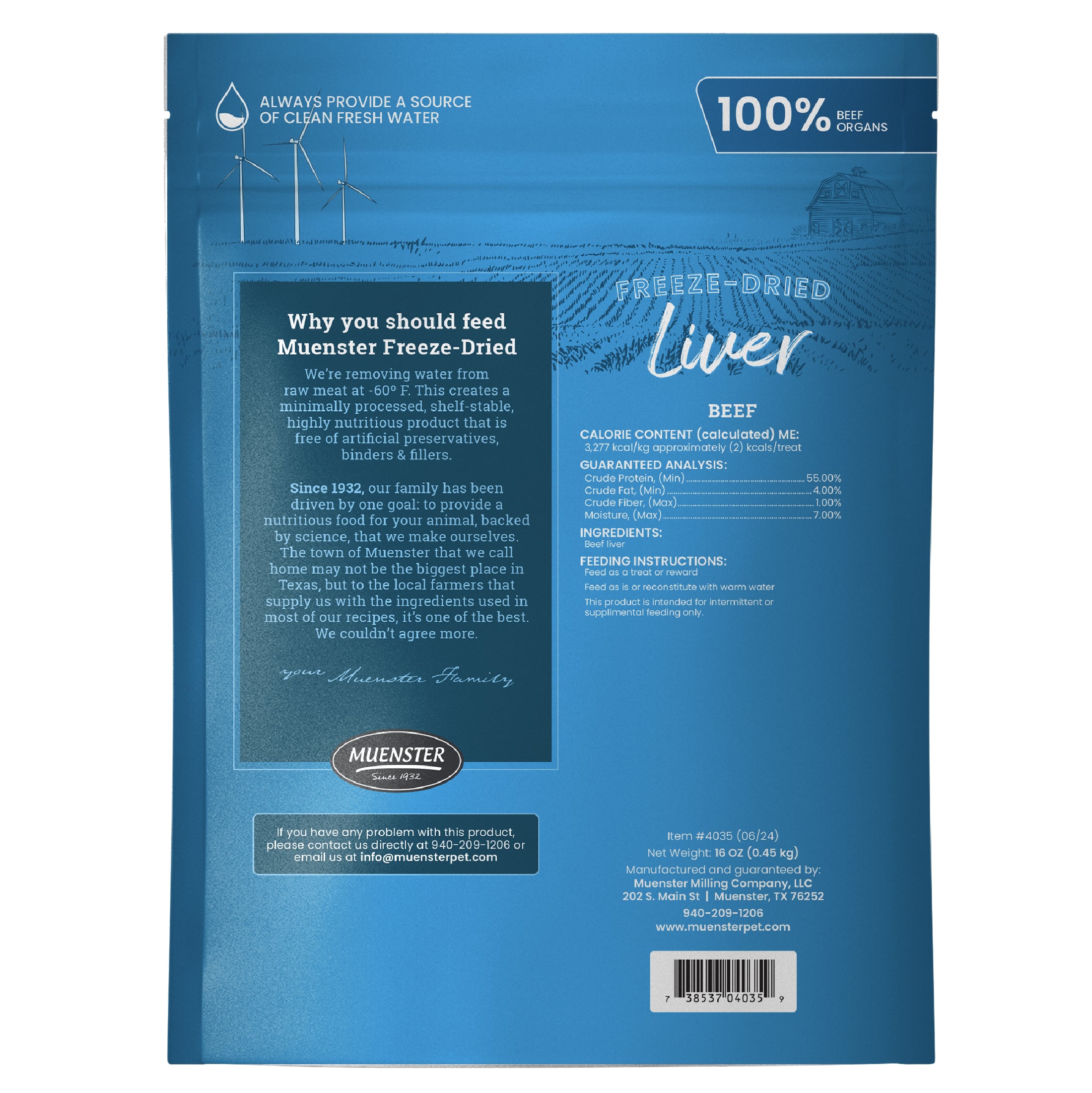 Freeze-Dried All-Beef Liver Treats