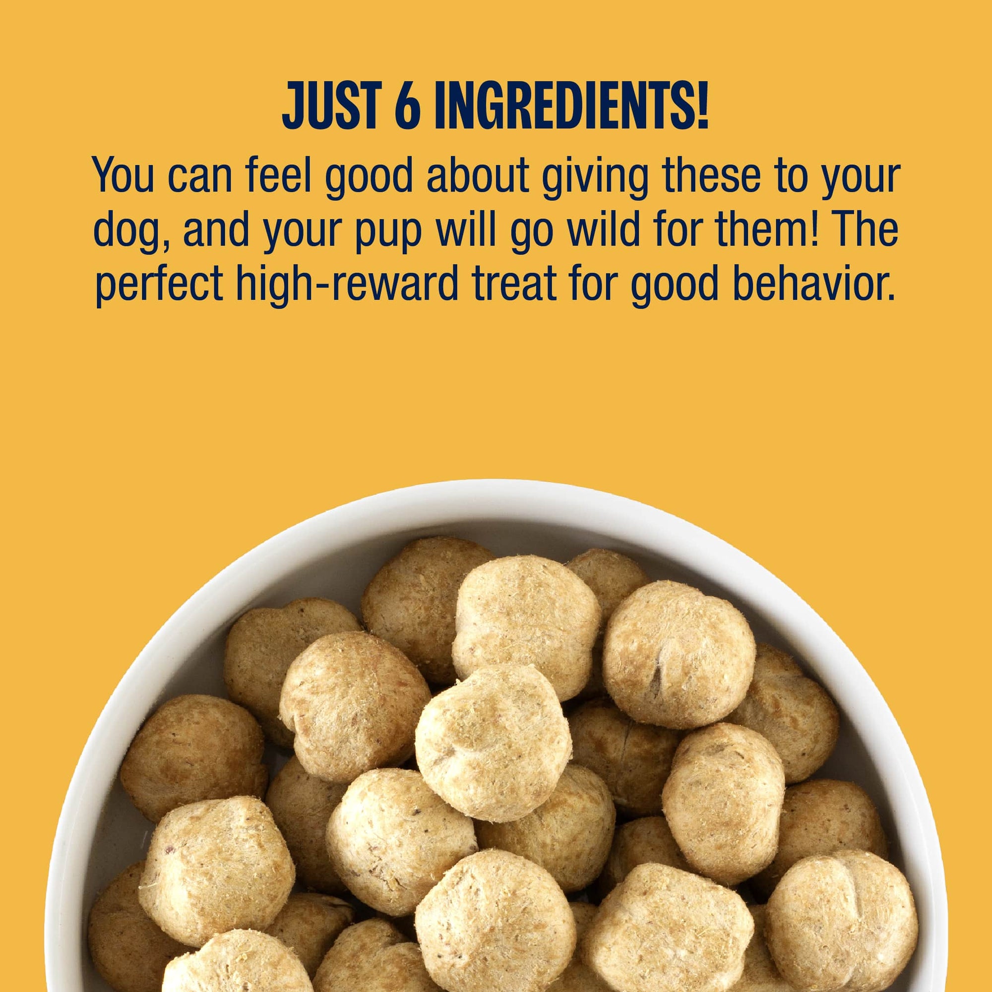 Freeze-Dried Chicken Meatballs Dog Treats