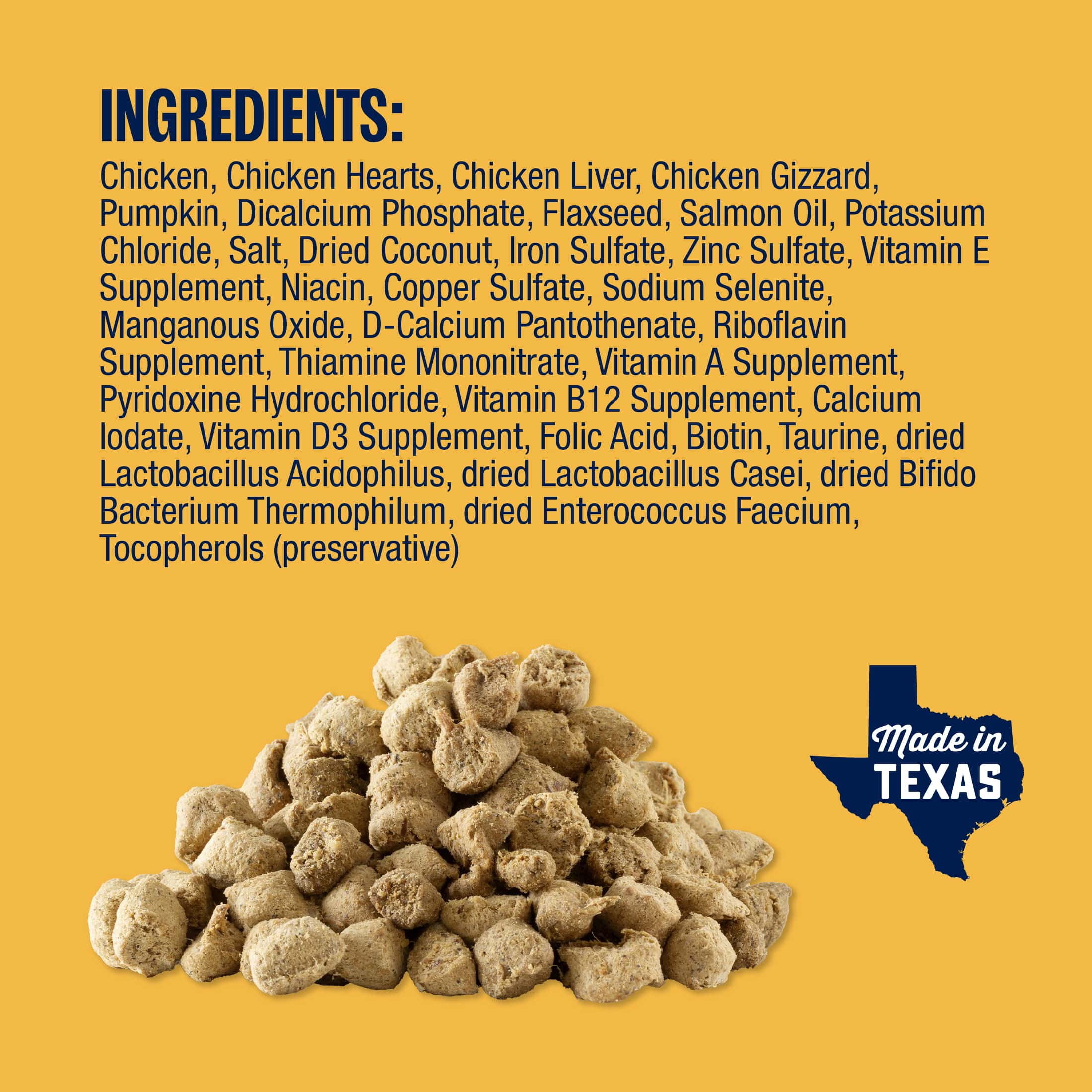 Freeze-Dried Chicken Bites Complete & Balanced Food and Treats for Dogs
