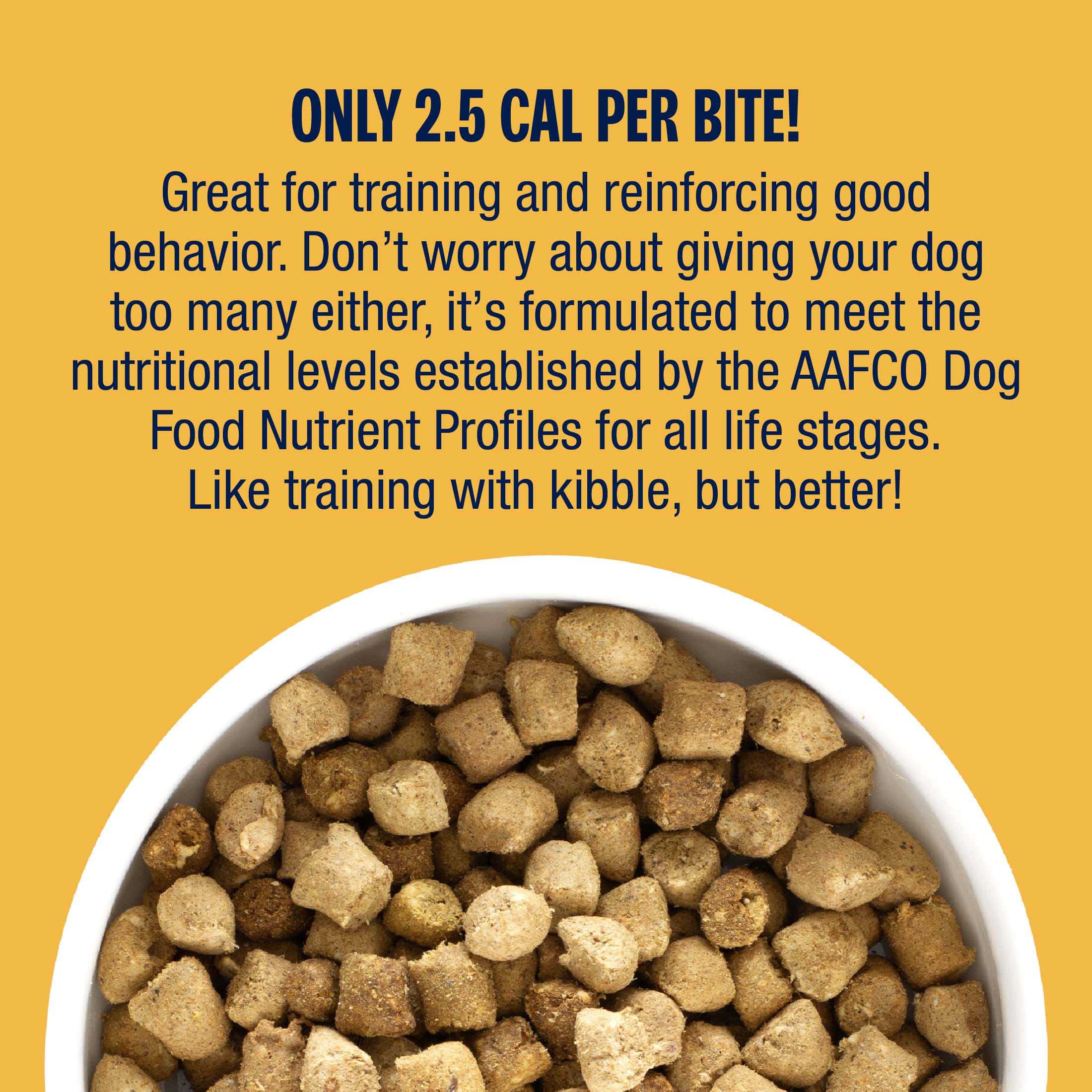 Freeze-Dried Chicken Bites Complete & Balanced Food and Treats for Dogs