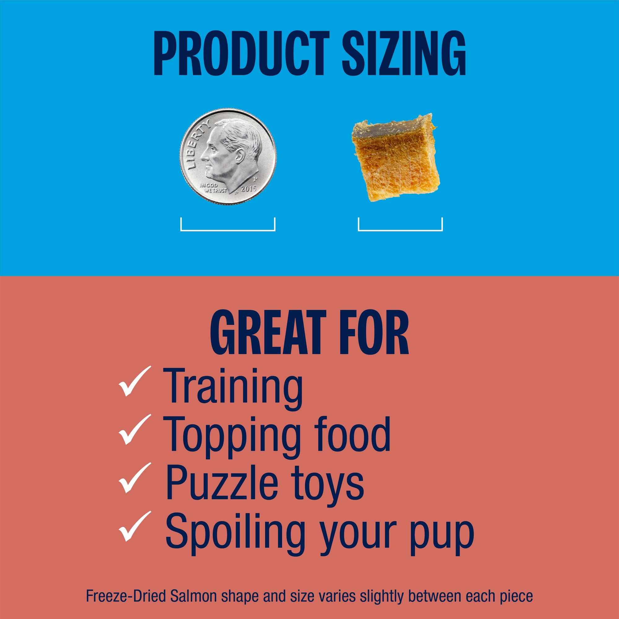 Muenster Freeze Dried dog treats one ingredient salmon