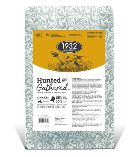 Hunted and Gathered – Chicken – 1932 by Muenster 2 POUND BAG!!!!