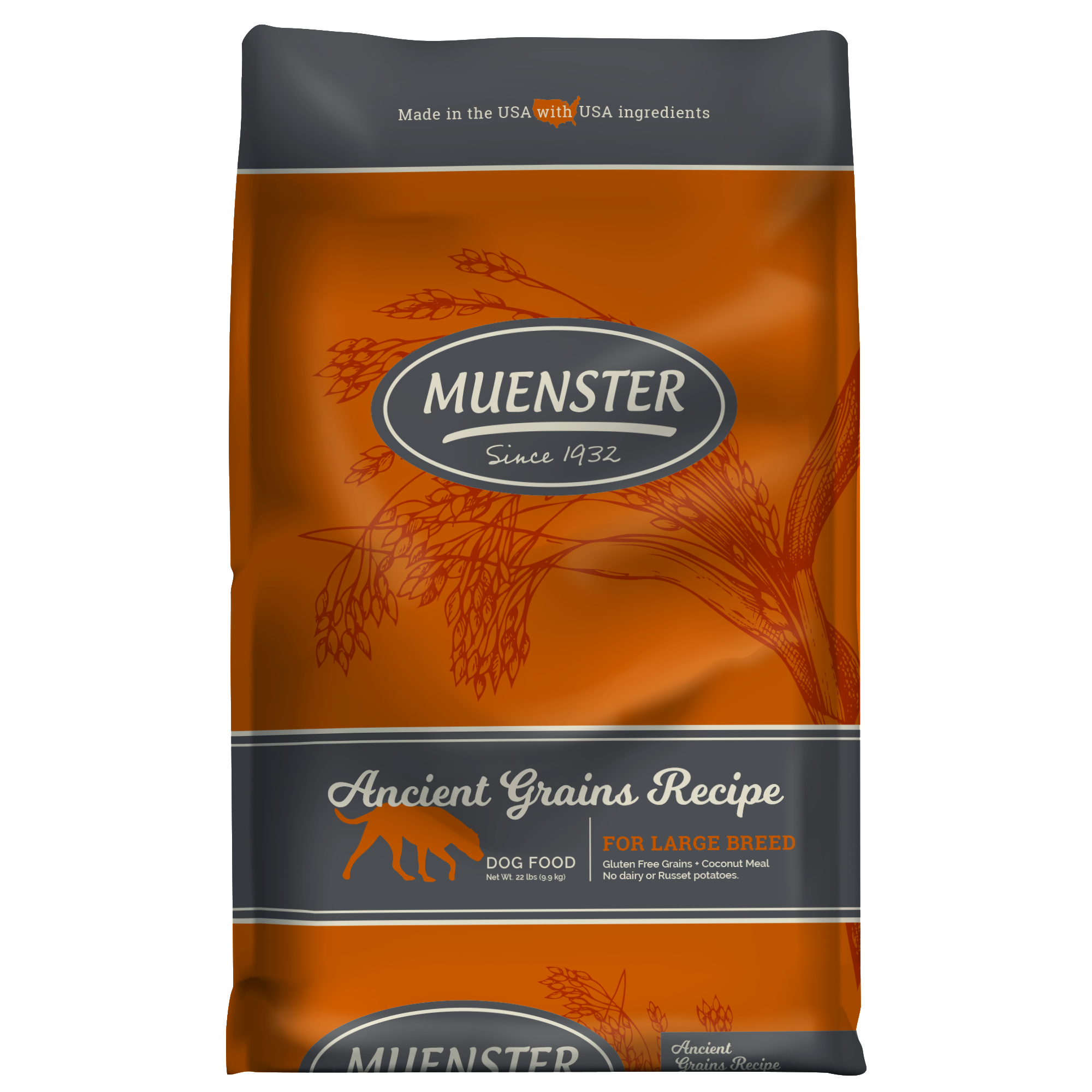 Ancient Grains Recipe for Large Breed Dog Food