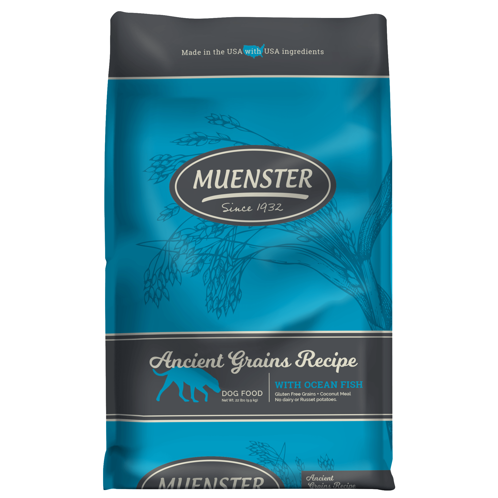 Muenster Ancient Grains Ocean Fish Recipe 22 lb bag