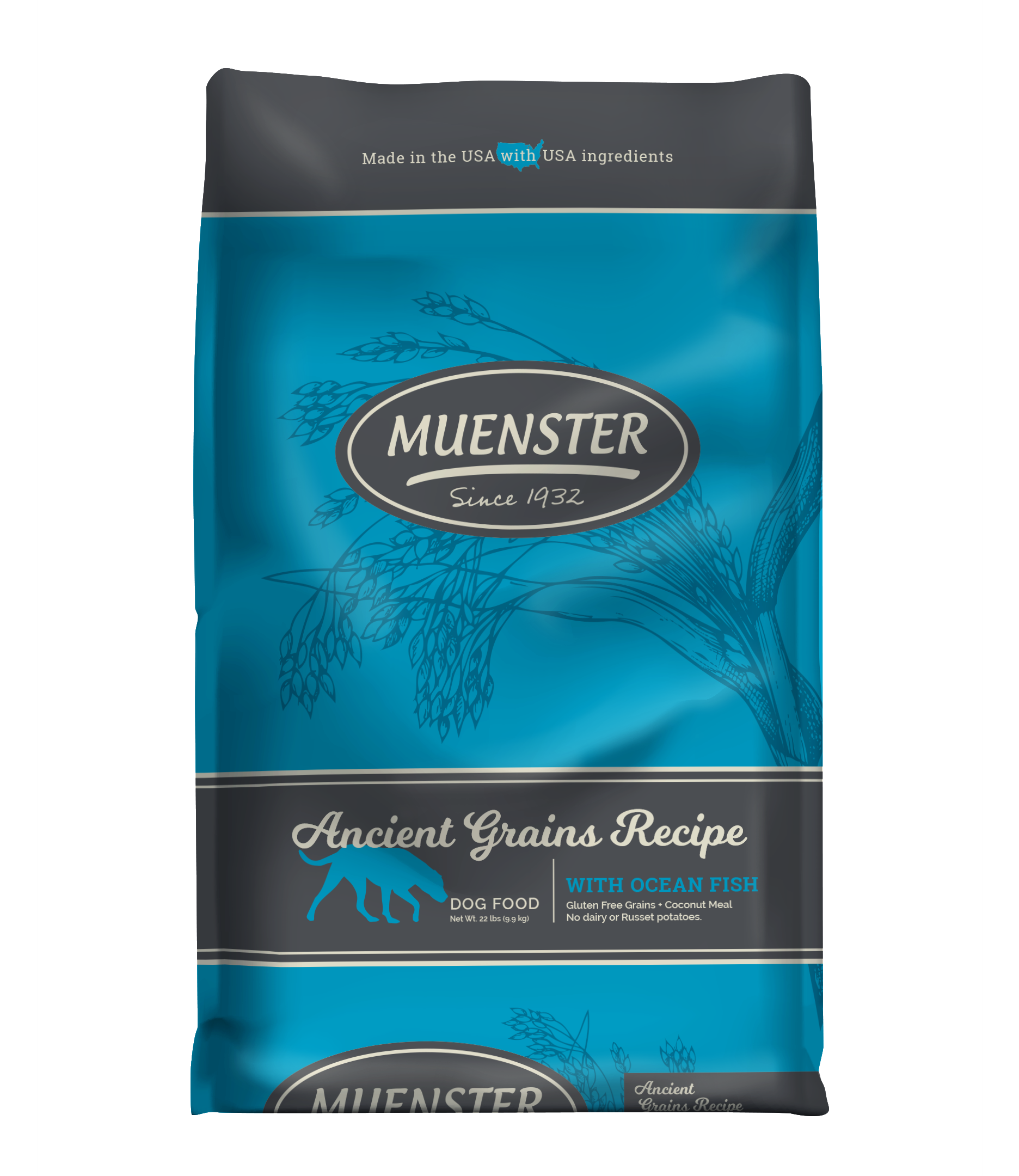 Muenster Ancient Grains Ocean Fish Recipe 22 lb bag