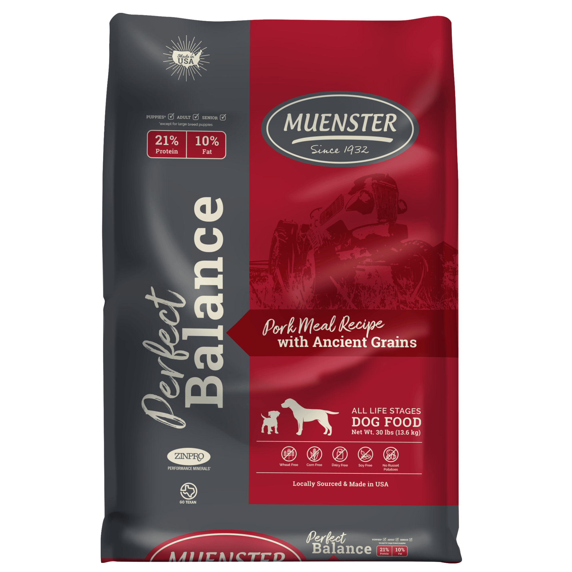 Muenster Perfect Balance Pork Meal 22 lb