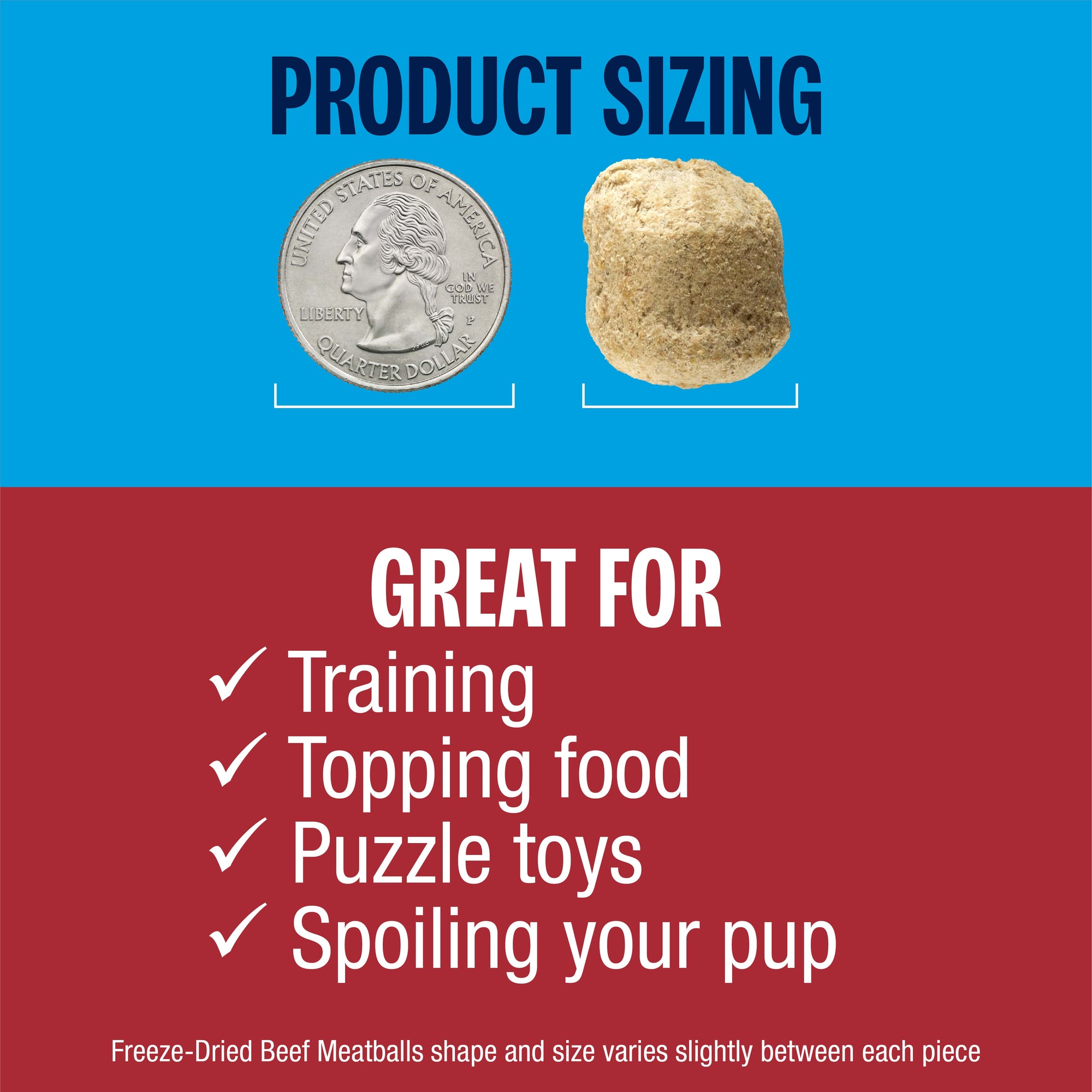 Perfect Balance Freeze-Dried Beef Meatballs Dog Treat