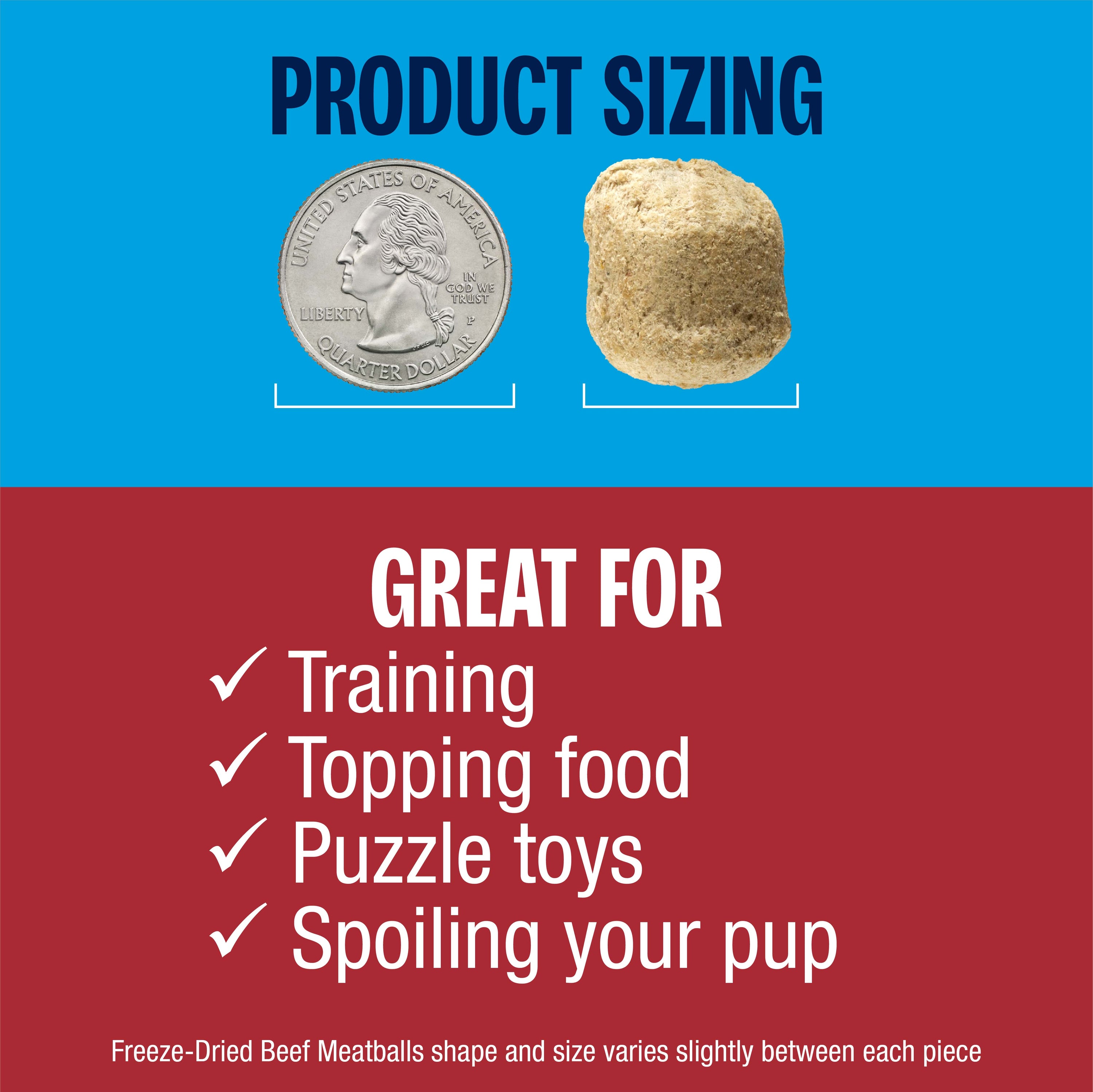 Perfect Balance Freeze-Dried Beef Meatballs Dog Treat