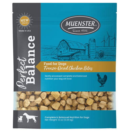 Perfect Balance Freeze-Dried Chicken Bites Complete & Balanced Dog Food, Treat and Topper