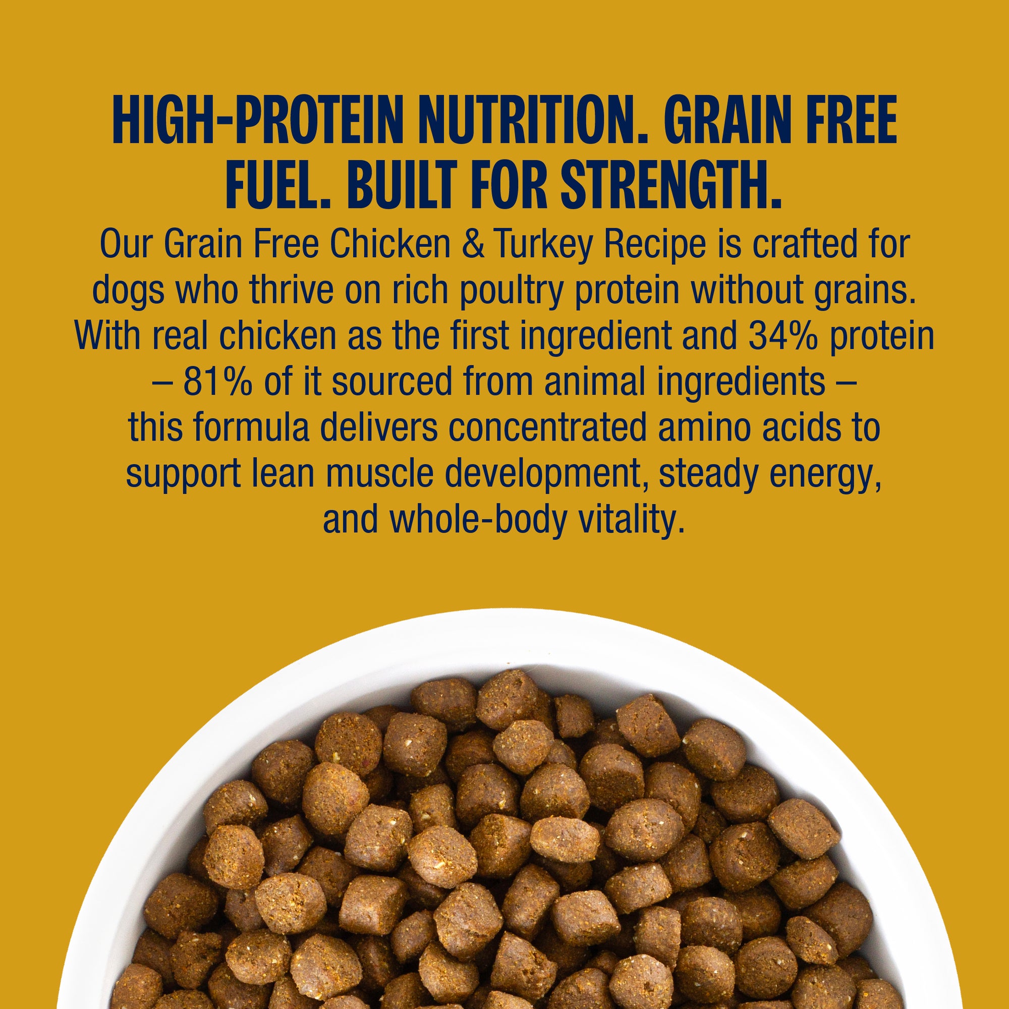 Grain Free Turkey & Chicken formula