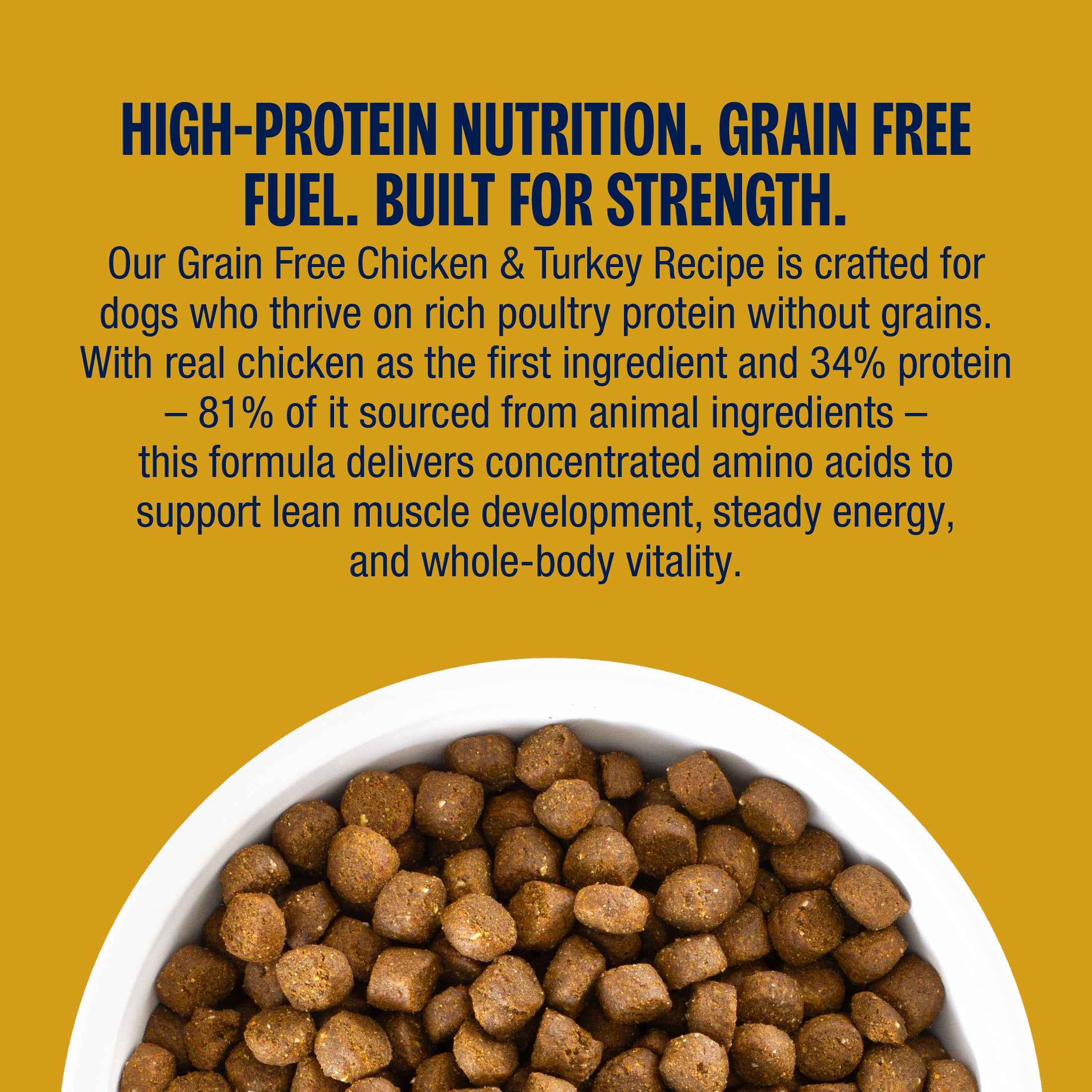 Grain Free Turkey & Chicken formula