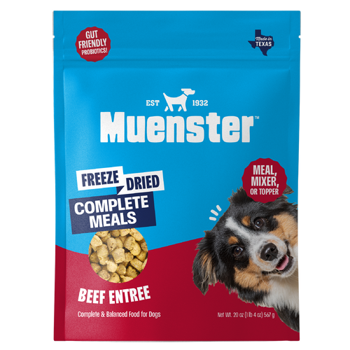 Beef Bites Freeze-Dried Complete & Balanced Food and Treats for Dogs, All Life Stages