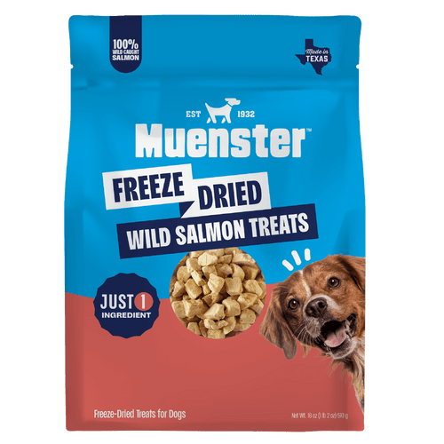 Wild Salmon Freeze-Dried Dog Treats, 18 oz bag, 2 pack