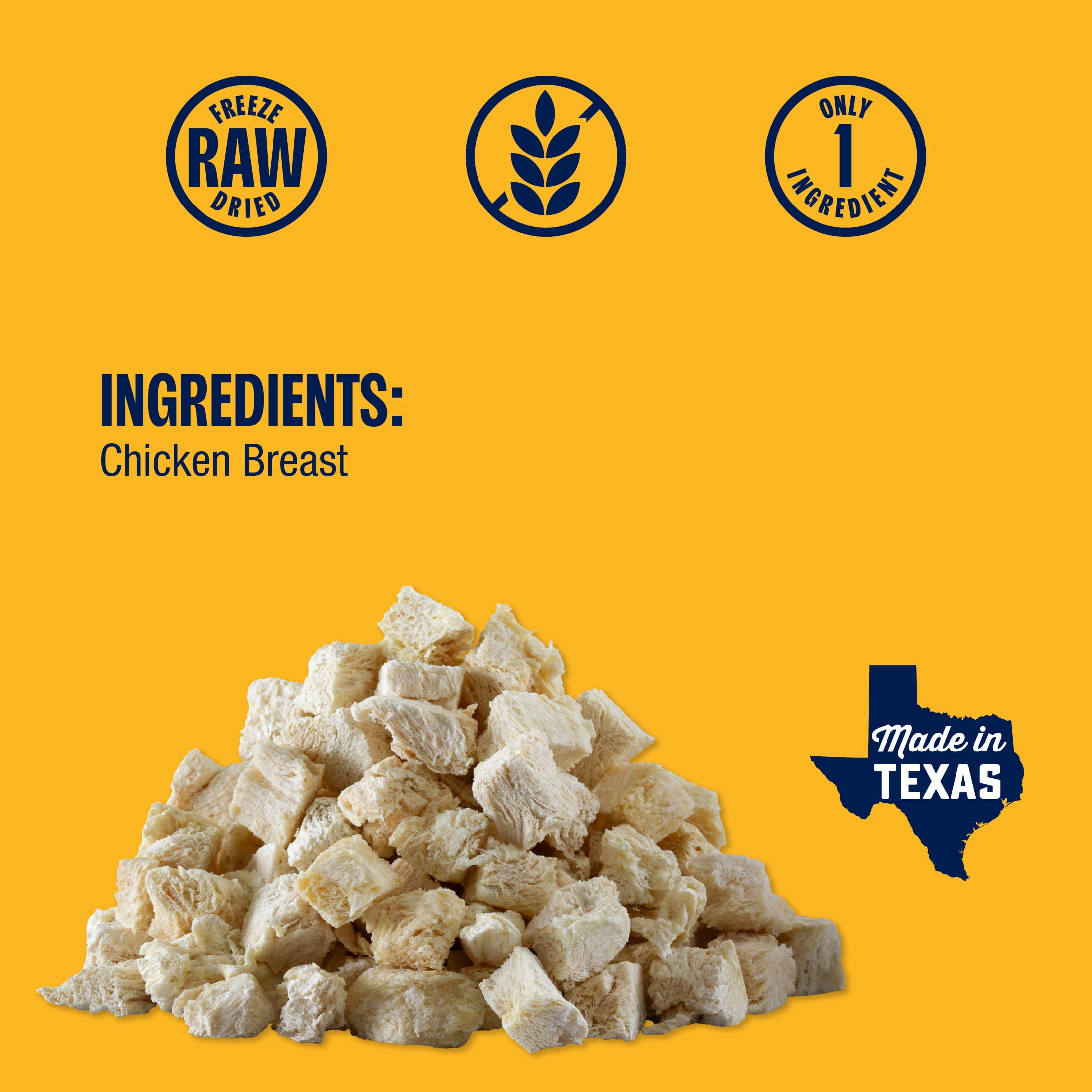 Chicken Breast One Ingredient Freeze-Dried Treats