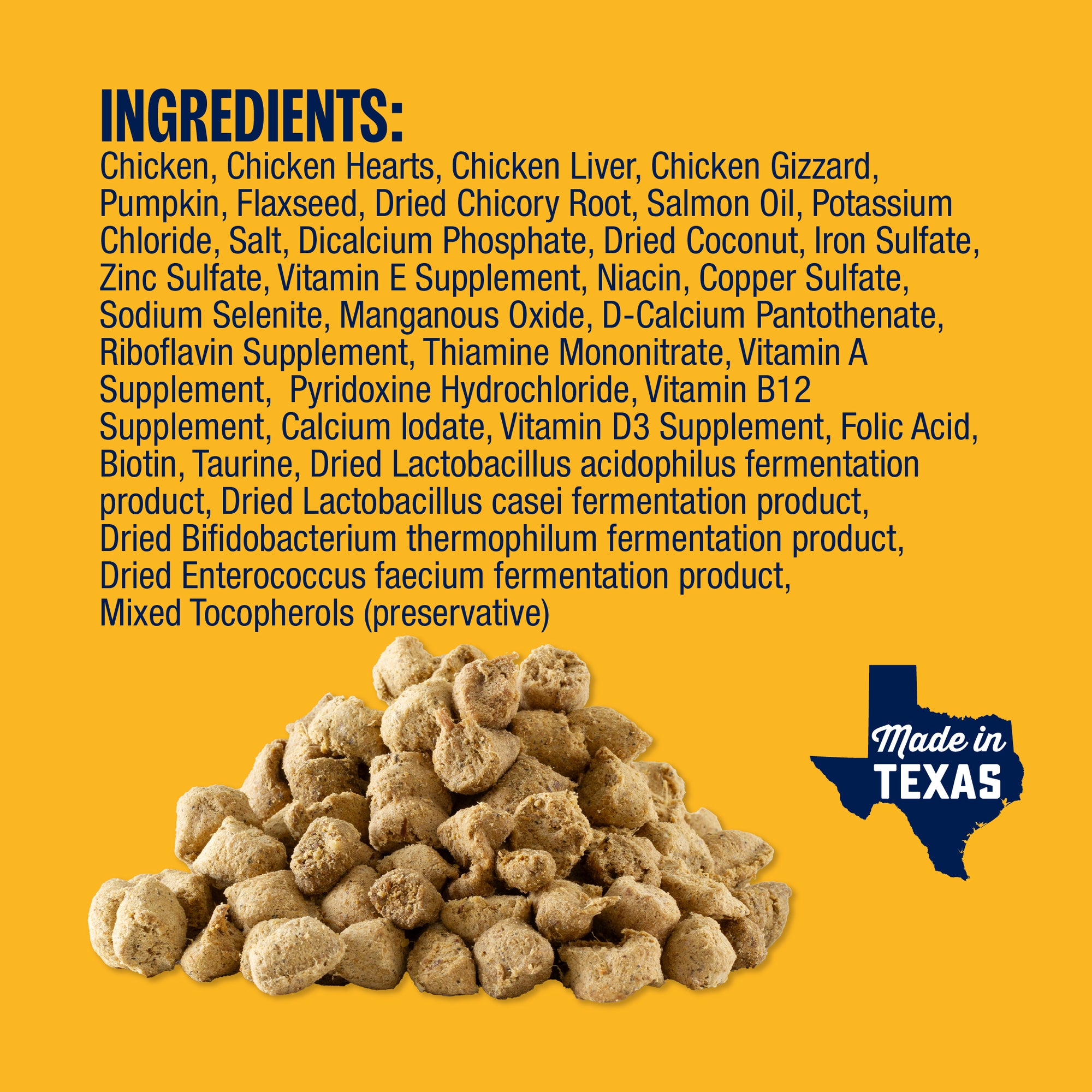 Chicken Bites Freeze-Dried Complete & Balanced Food and Treats for Dogs