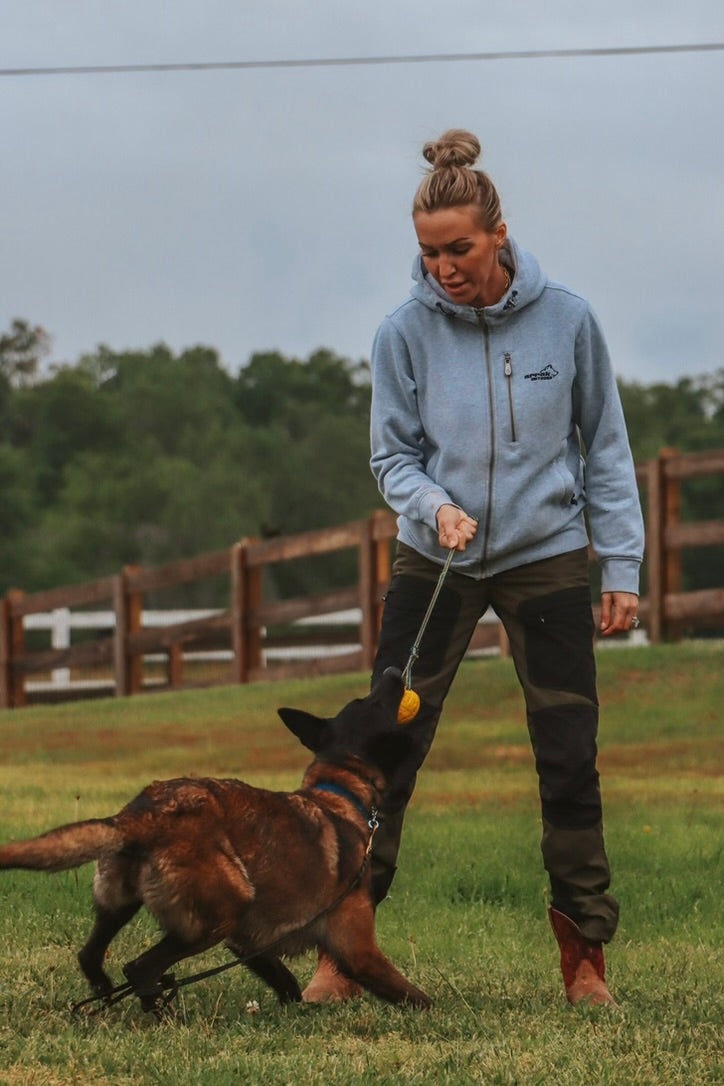 Maligator mom and dog training