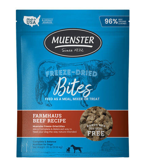 Muenster Freeze-Dried Bites Farmhaus Beef Recipe