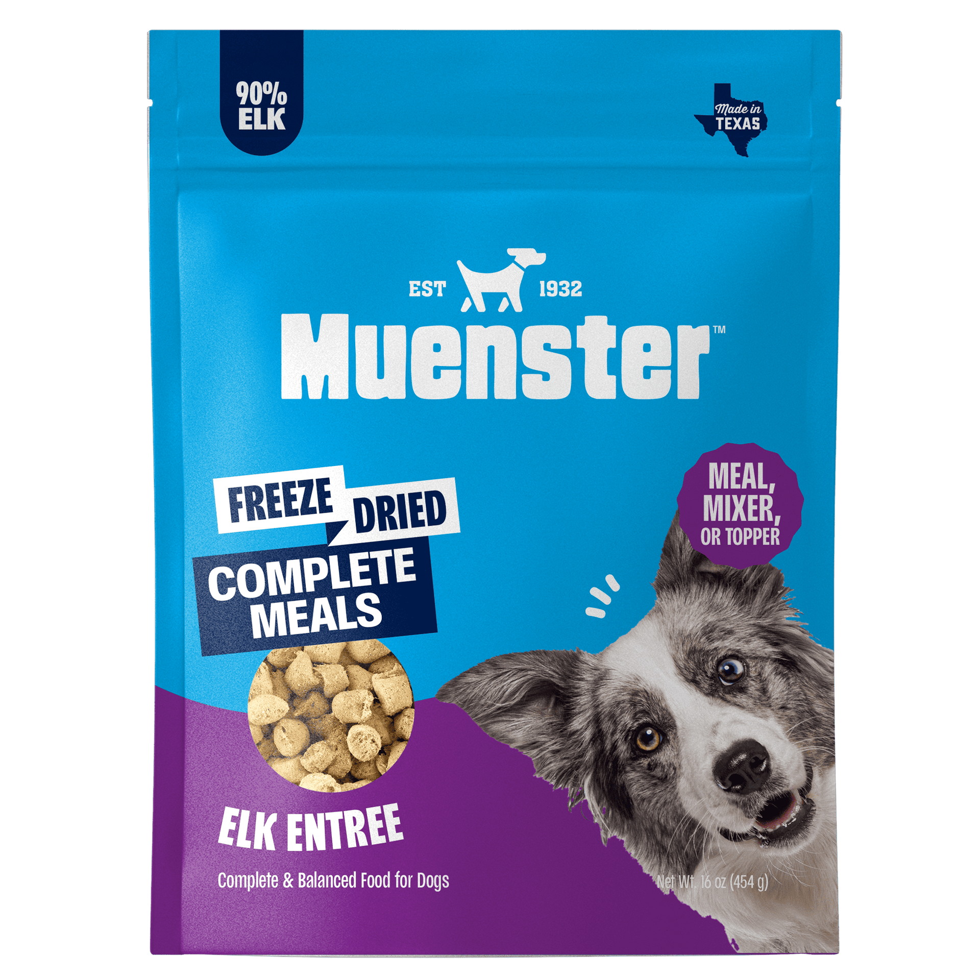 Freeze-Dried Elk Bites for Dogs | Muenster Pet