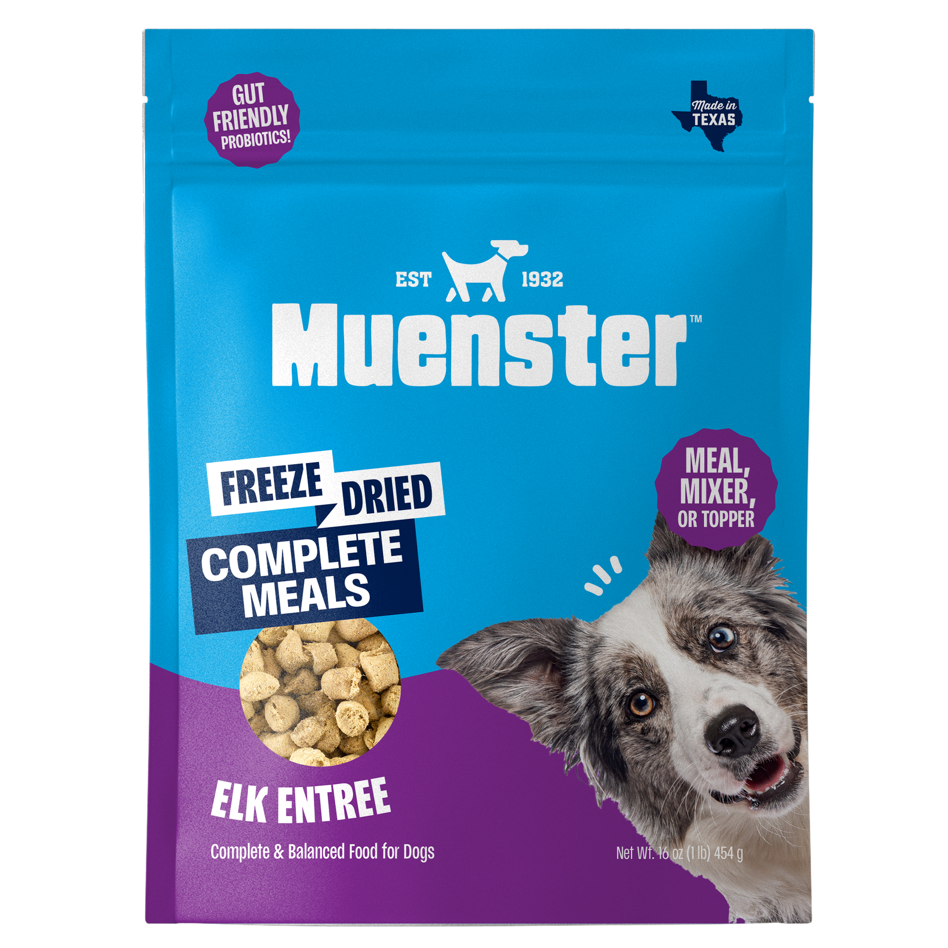 Freeze-Dried Elk Bites for Dogs | Muenster Pet