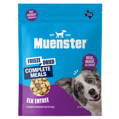 Elk Bites Freeze-Dried Complete & Balanced Food and Treats for Dogs, All Life Stages