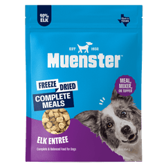 Elk Bites Freeze-Dried Complete & Balanced Food and Treats for Dogs