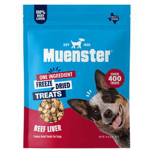 Beef Liver One Ingredient Freeze-Dried Dog Treats, 16 oz bag