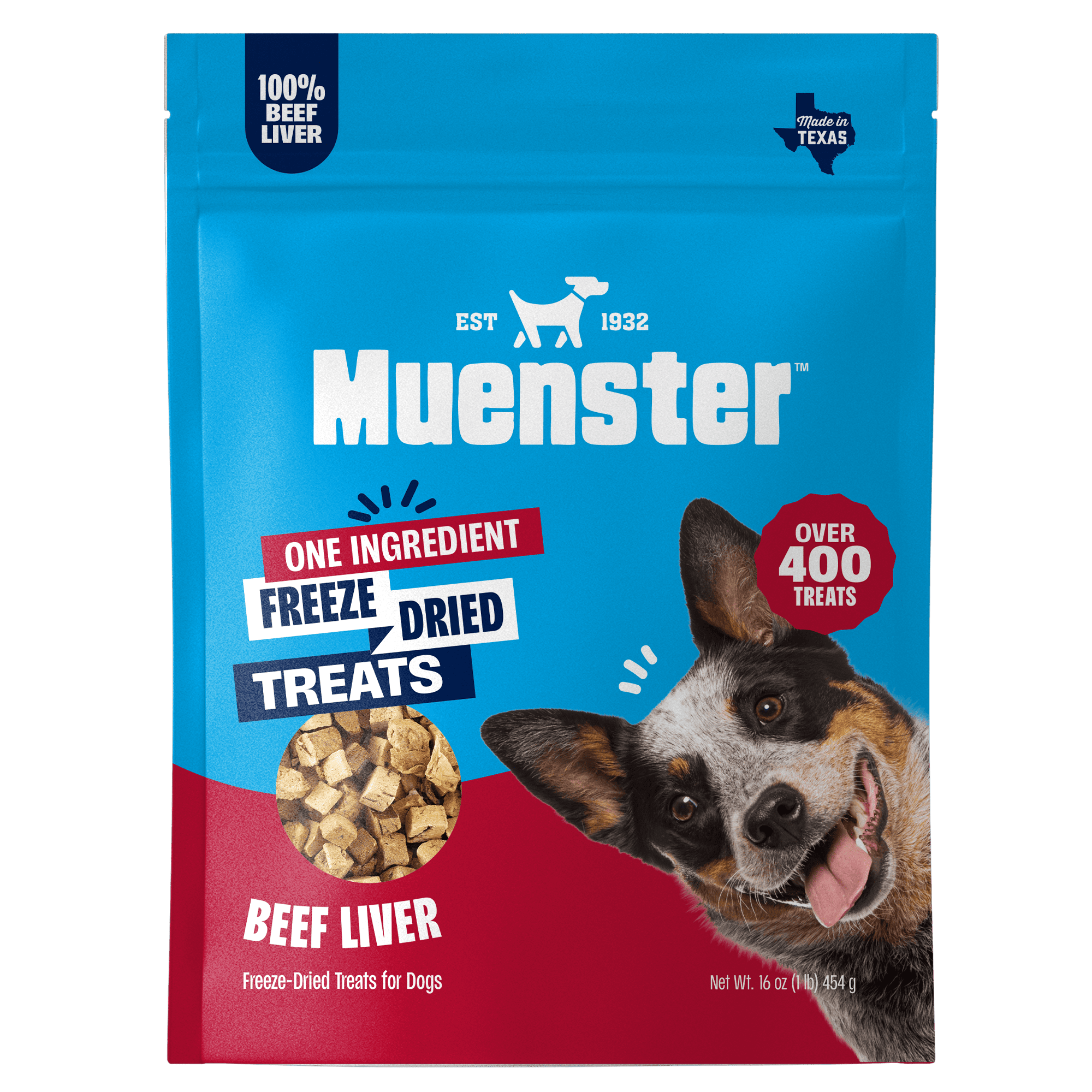 Muenster Beef Liver treats 16oz bag