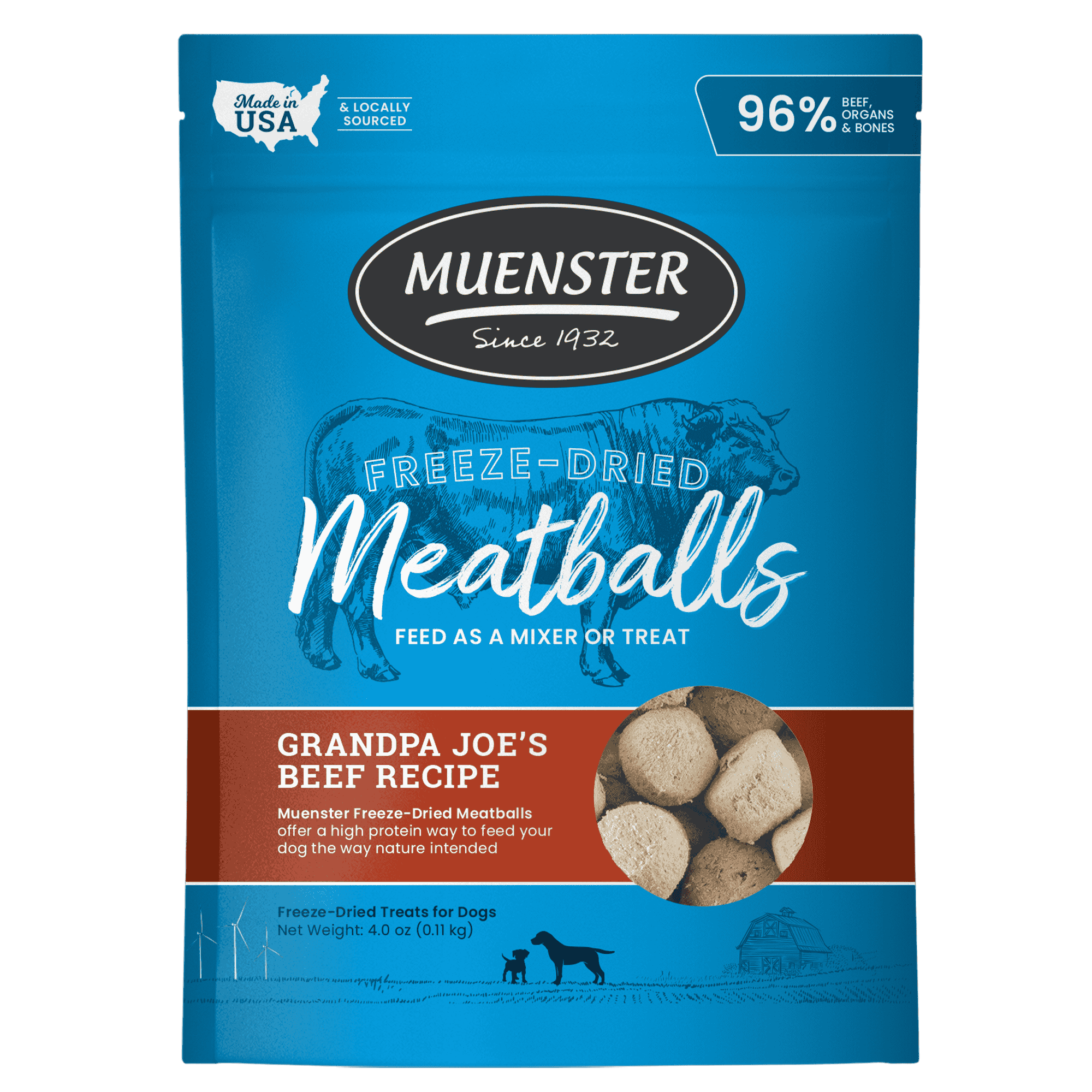 Muenster Freeze-Dried Meatballs Grandpa Joe's Recipe
