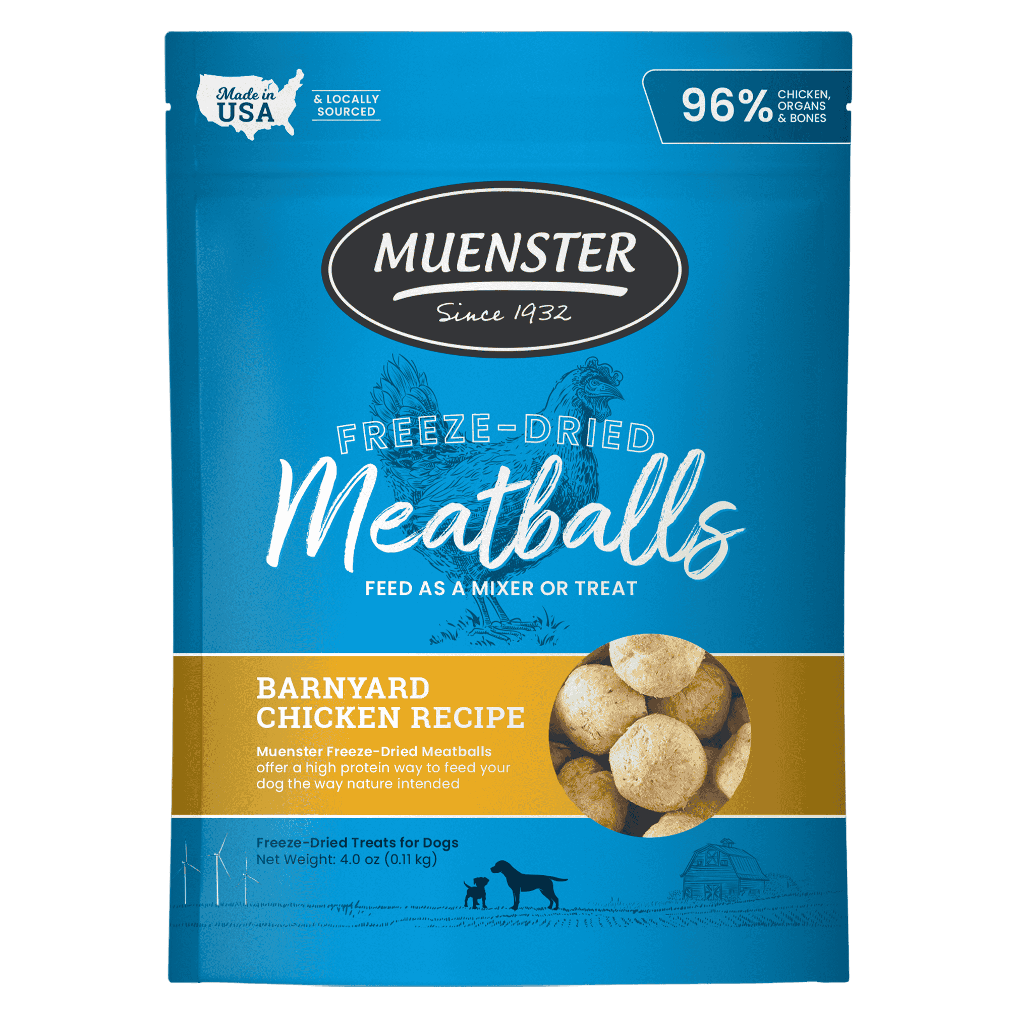 Muenster Freeze-Dried Meatballs Barnyard Chicken Recipe
