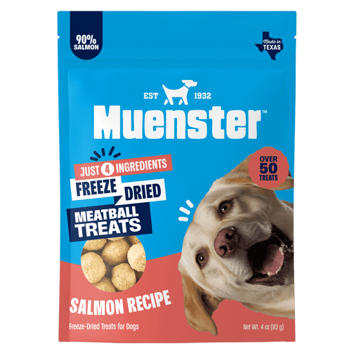 Muenster Salmon Meatball Dog Treats over 50 treats just 4 ingredients