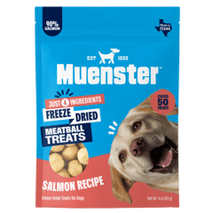 Freeze-Dried Salmon Meatball Dog Treats, 4 oz