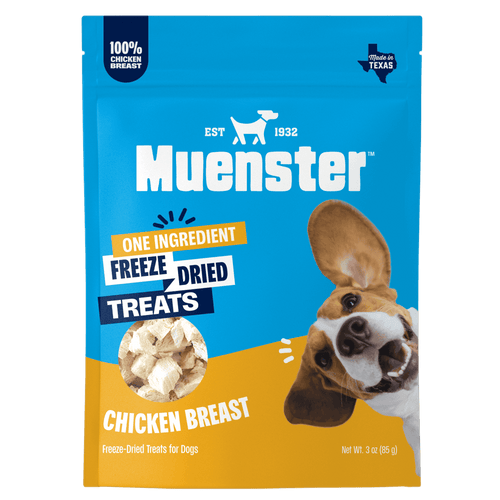 Muenster Pet Chicken Single Ingredient Treat Meatball Freeze-Dried