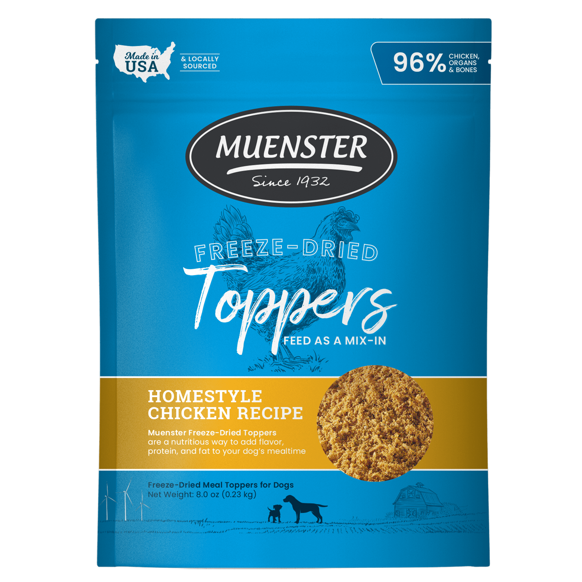 Muenster Freeze-Dried Toppers Homestyle Chicken Recipe