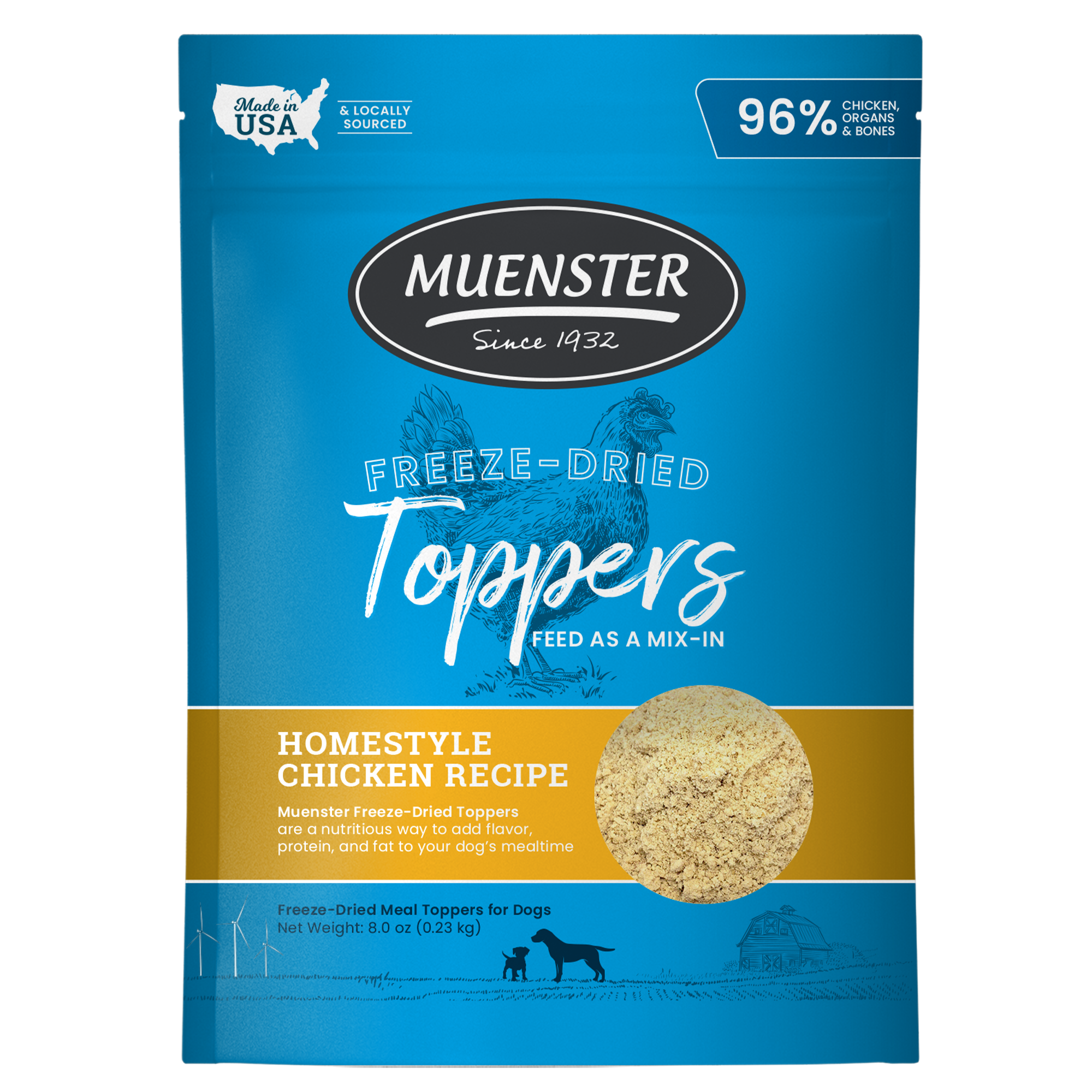 Freeze Dried Chicken Toppers for Dogs