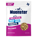 Muenster freeze-dried treats beef and pumpkin package for dogs