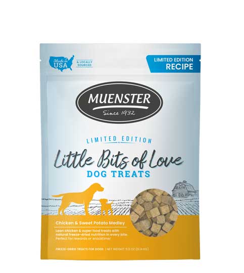 Muenster (Freeze-Dried) Limited Edition Little Bits of Love - Chicken & Sweet Potato Medley