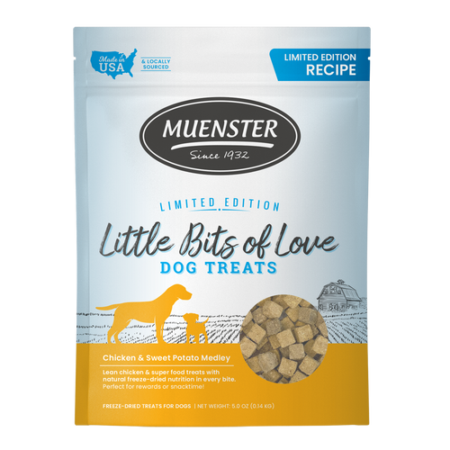 Limited Edition Chicken & Sweet Potato Freeze-Dried Dog Treats - LAST CALL!