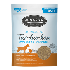 Limited Edition Freeze-Dried Tur-duc-ken Dog Meal Topper