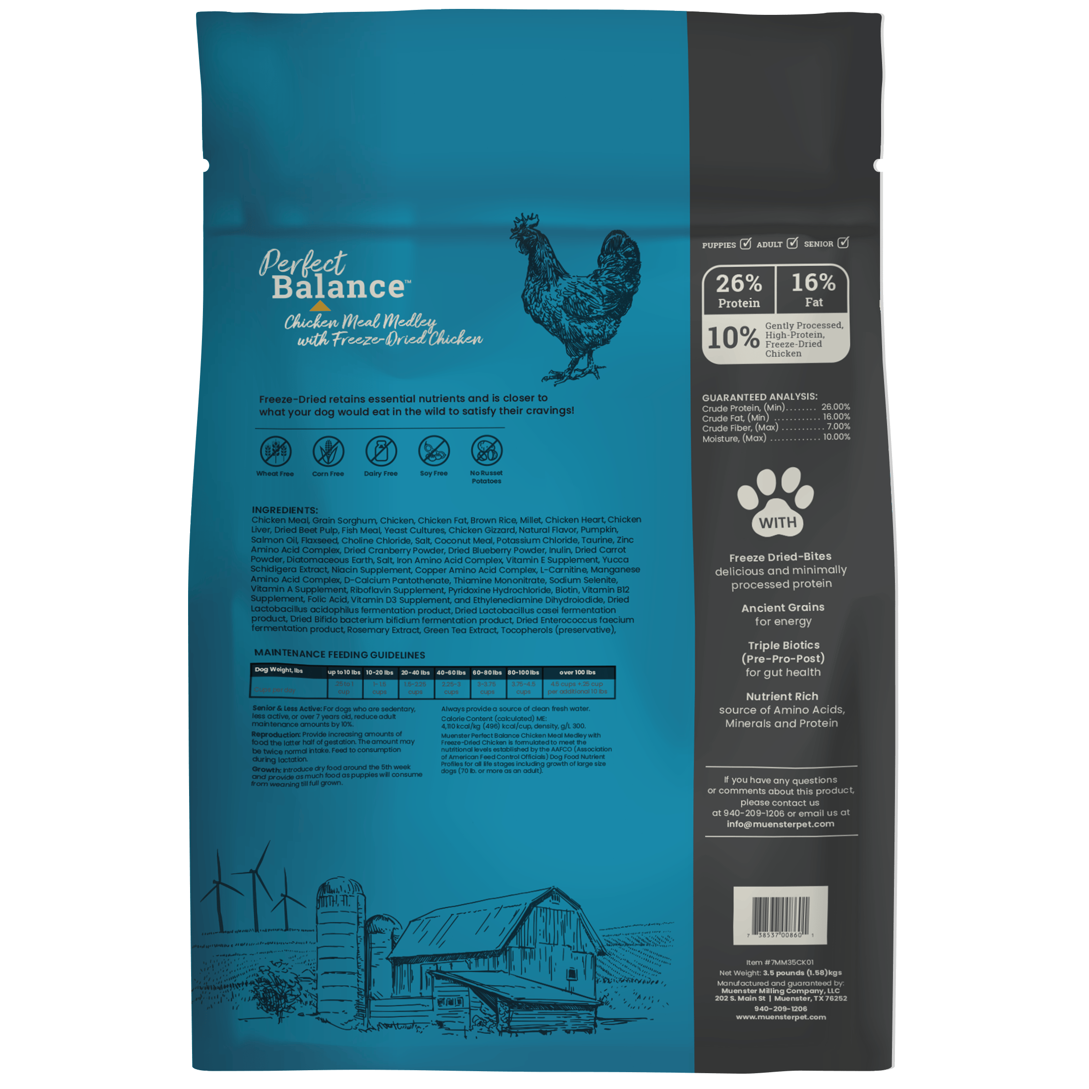 Muenster Perfect Balance Chicken Meal Medley 3.5 lb