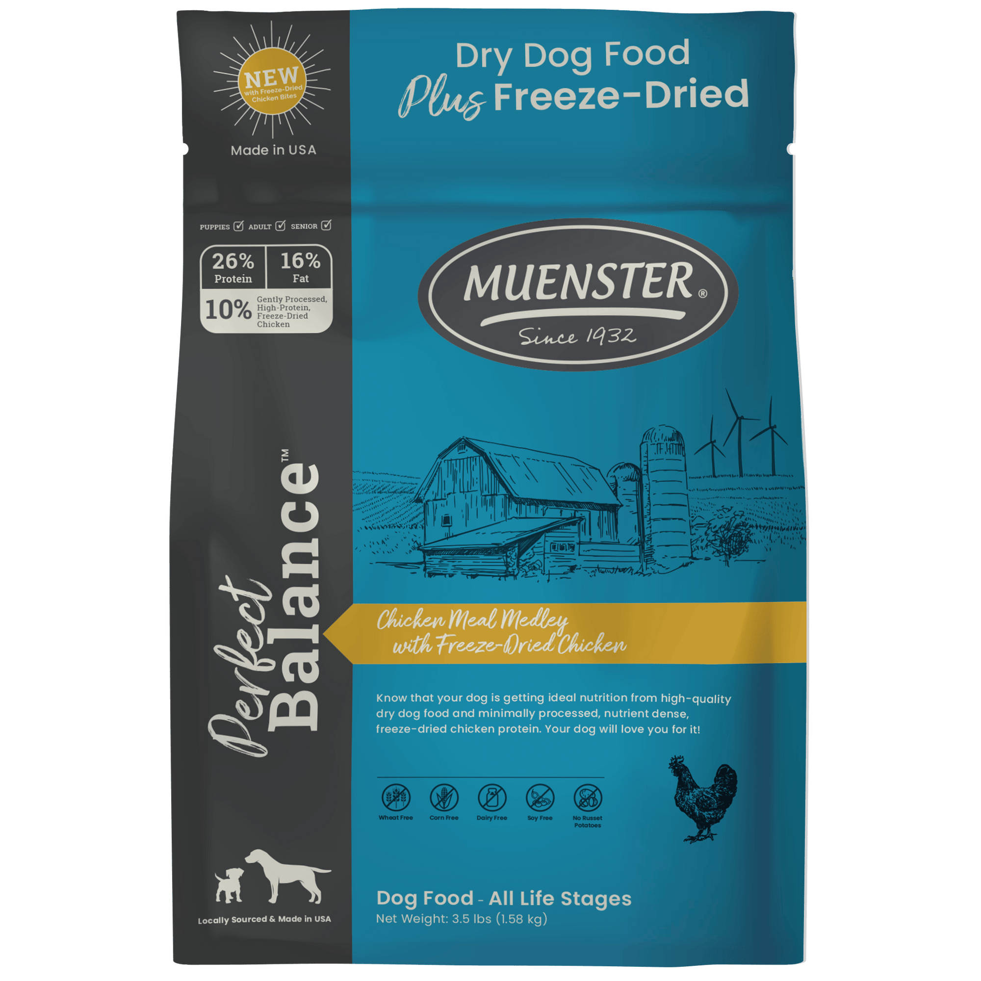 Muenster Perfect Balance Chicken Meal Medley 3.5 lb