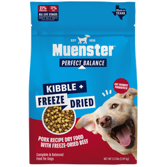 Perfect Balance Pork Recipe with Freeze-Dried Beef Bites Dog Food, 3.5 lb bag