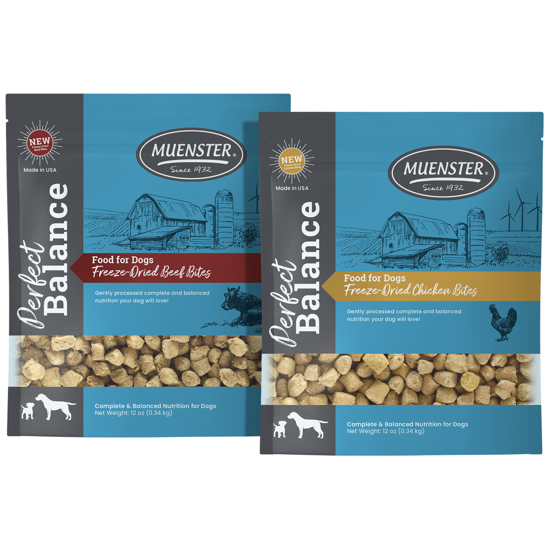 ドッグフード Yu...ka Perfect Balance Freeze-Dried Bites Sampler | Muenster Pet
