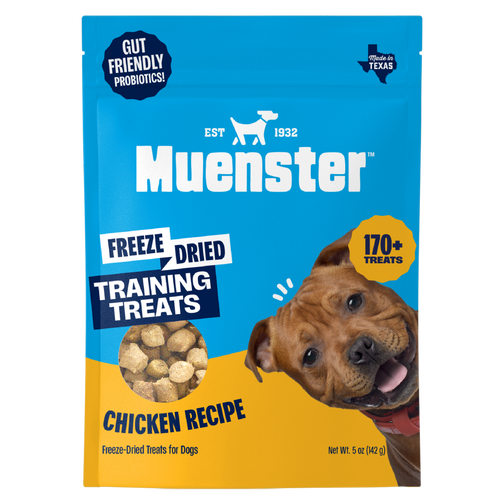 Muenster Freeze-Dried Chicken Training Treats for Dogs, 5 oz — front