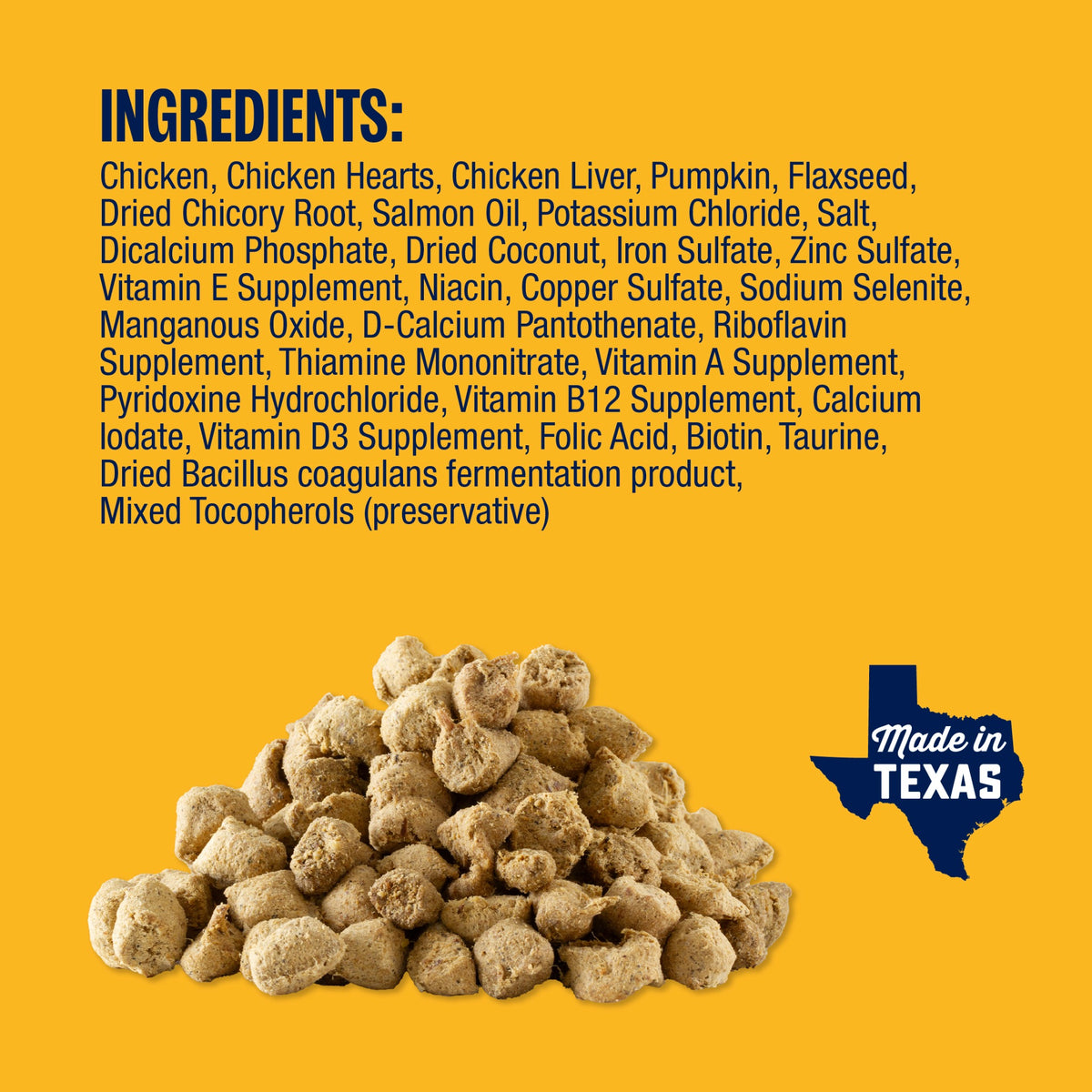 Muenster Freeze-Dried Chicken Training Treats for Dogs, 5 oz — ingredients